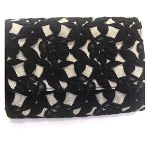 Neiman Marcus lace clutch